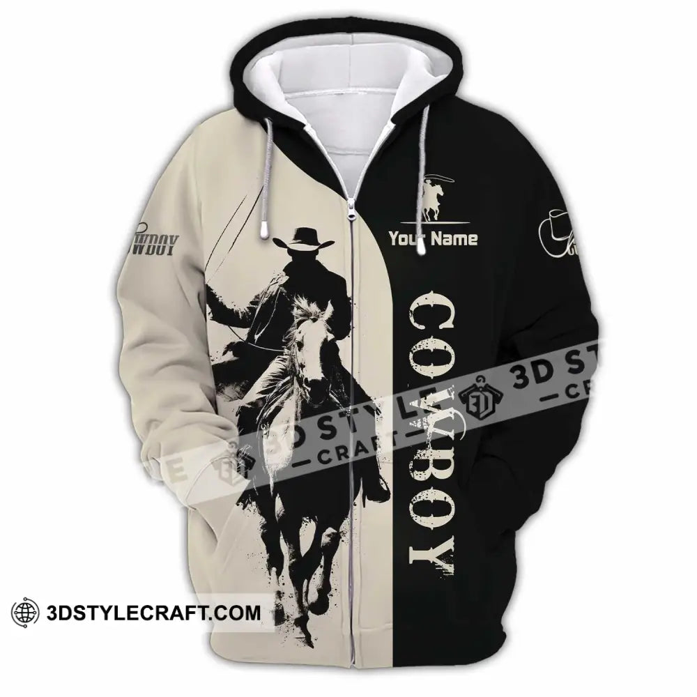 Unisex Shirt - Custom Cowboy Shirt - Zipper Hoodie / S - T-shirt