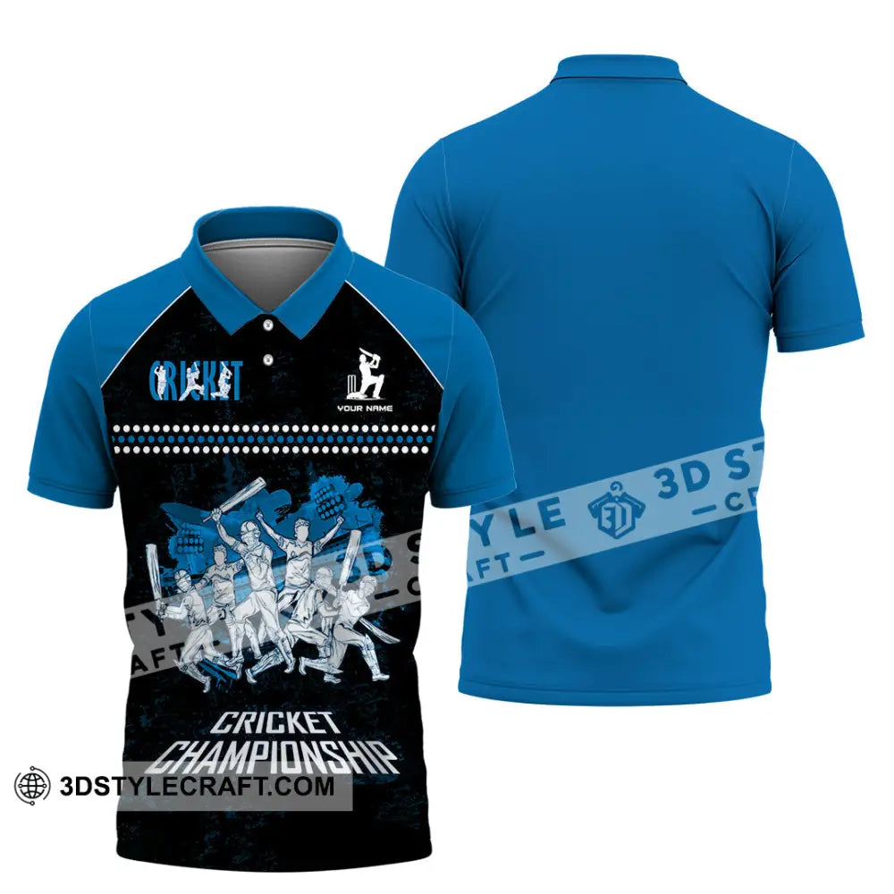 Unisex Shirt Custom Cricket Championship Shirt Polo Shirt / S T shirt