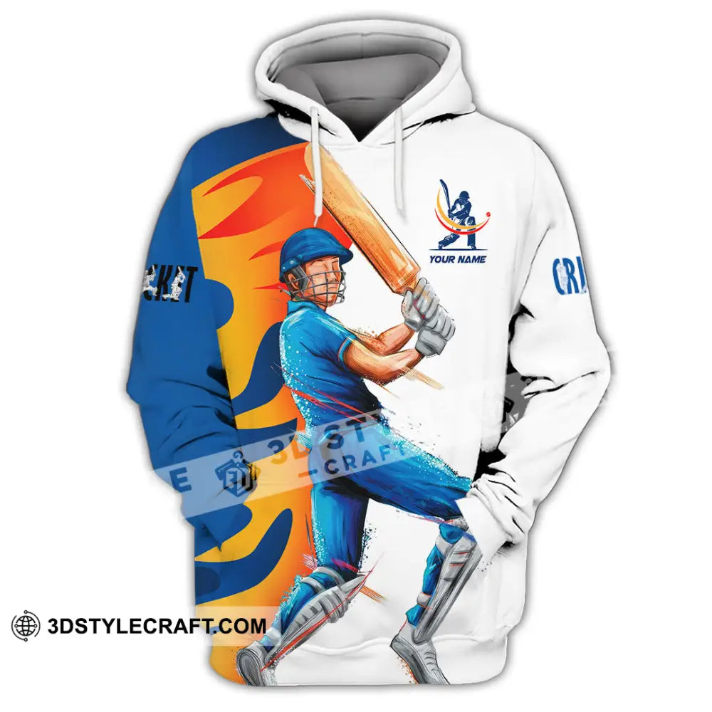 Unisex Shirt Custom Cricket Player Shirt Hoodie / S T shirt