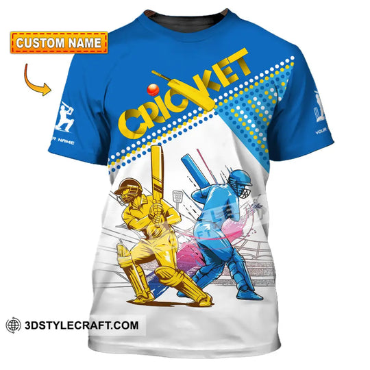 Unisex Shirt - Custom Cricket Player Shirt style option 1