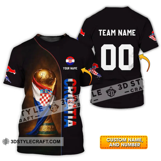 Unisex Shirt - Custom Croatia 3D Shirt T-shirt
