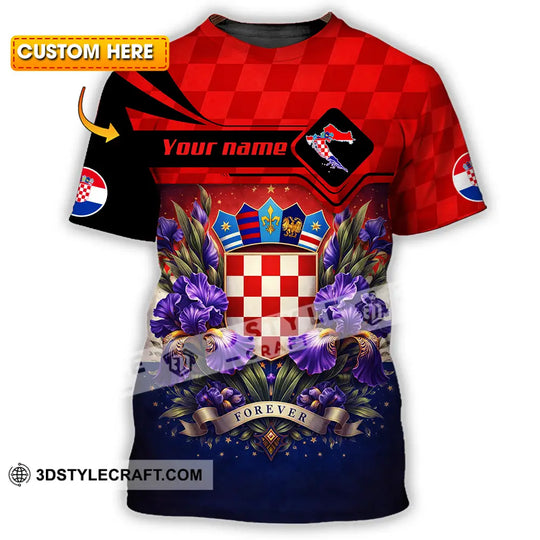 Unisex Shirt - Custom Croatia Fifa World Cup 2026 3D Shirt style option 1