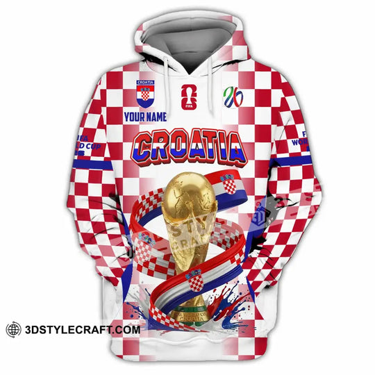 Unisex Shirt - Custom Croatia World Cup 2026 Shirt style option 3