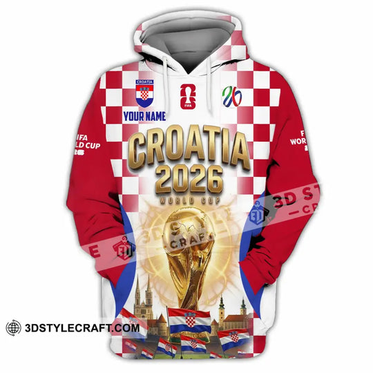 Unisex Shirt - Custom Croatia World Cup 2026 Shirt style option 3