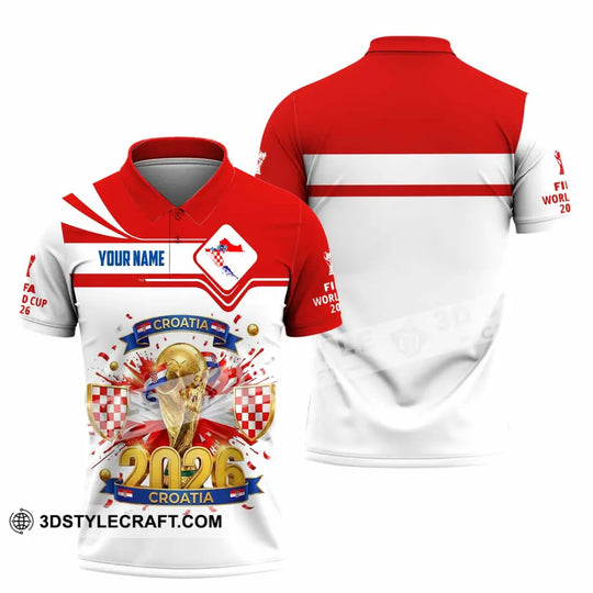 Unisex Shirt - Custom Croatia World Cup 2026 Shirt style option 2