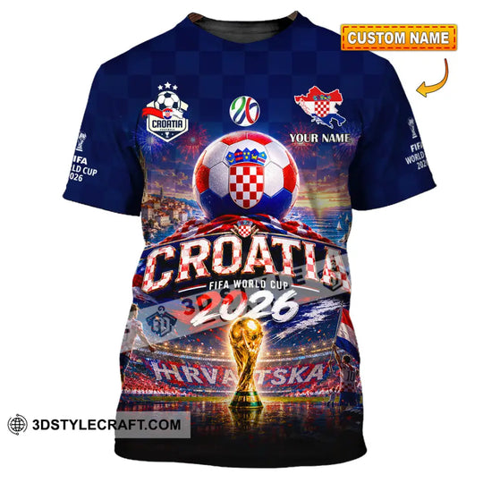 Unisex Shirt - Custom Croatia World Cup 2026 Shirt style option 1