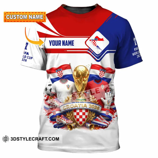 Unisex Shirt - Custom Croatia World Cup 2026 Shirt style option 1