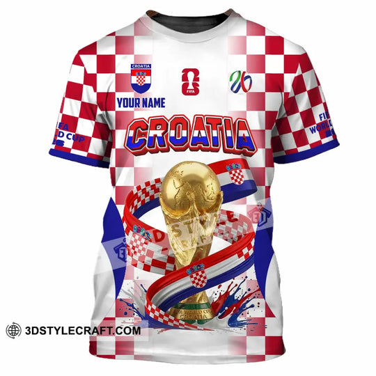Unisex Shirt - Custom Croatia World Cup 2026 Shirt style option 2