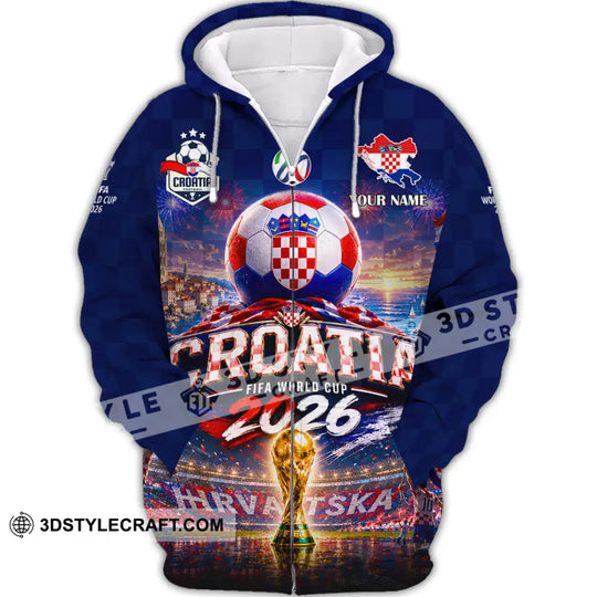 Unisex Shirt - Custom Croatia World Cup 2026 Shirt style option 3