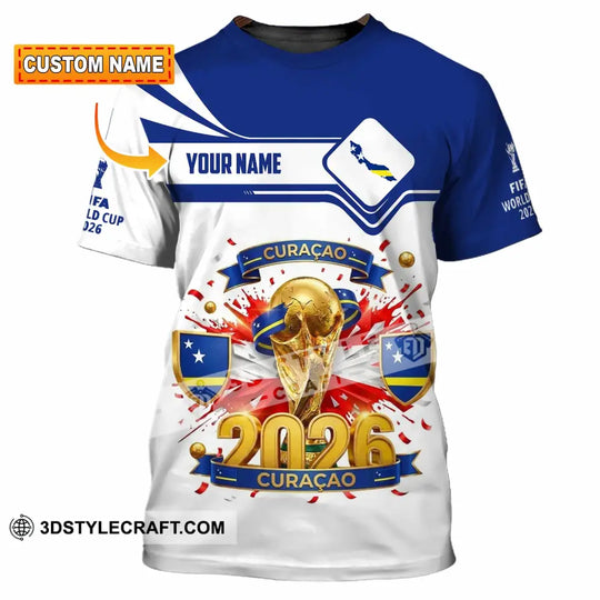 Unisex Shirt - Custom Curacao World Cup 2026 Shirt style option 1
