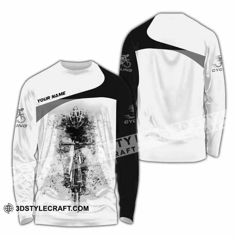 Unisex Shirt Custom Cycling Shirt Long Sleeve Shirt / S T shirt