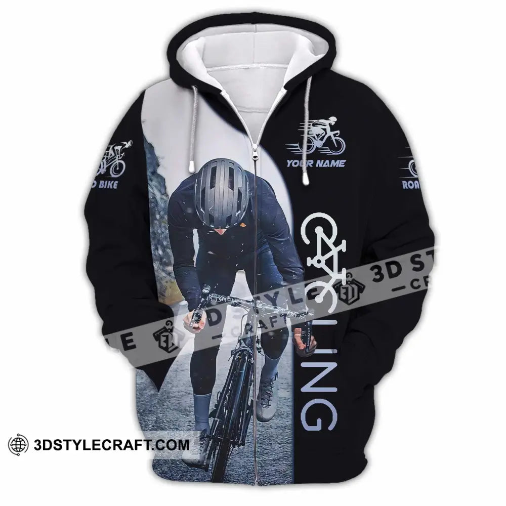 Unisex Shirt - Custom Cycling Player Shirt Zipper Hoodie / S T-shirt