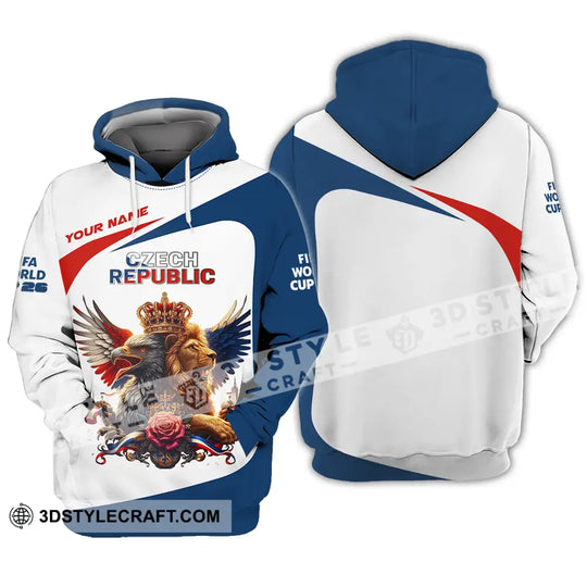 Unisex Shirt - Custom Czech Republic 3D Shirt style option 3