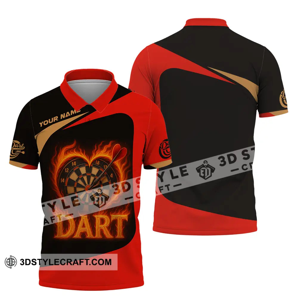 Unisex Shirt - Custom Dart Heart Shirt Polo Shirt / S T-shirt