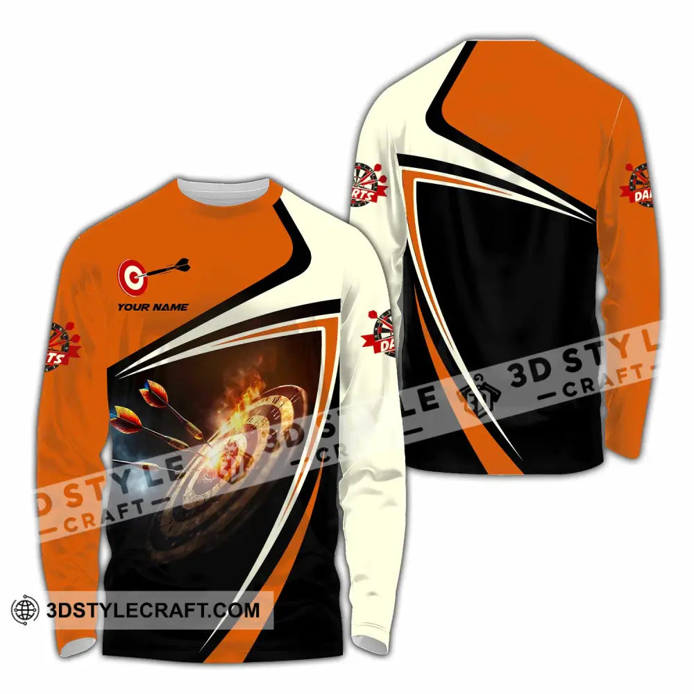Unisex Shirt - Custom Dart Lover Sport Shirt Long Sleeve Shirt / S T-shirt