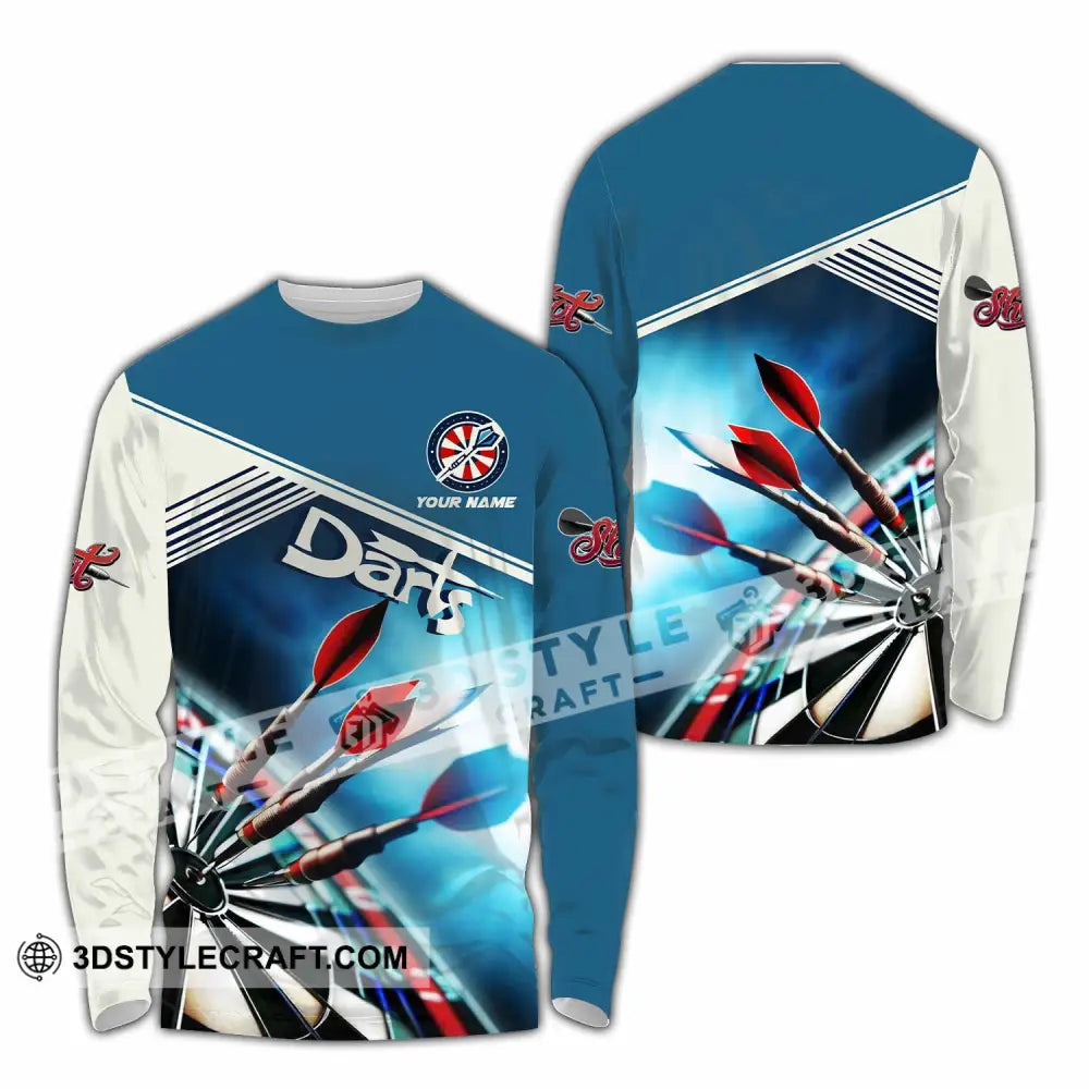 Unisex Shirt - Custom Darts 3D Shirt Long Sleeve Shirt / S T-shirt