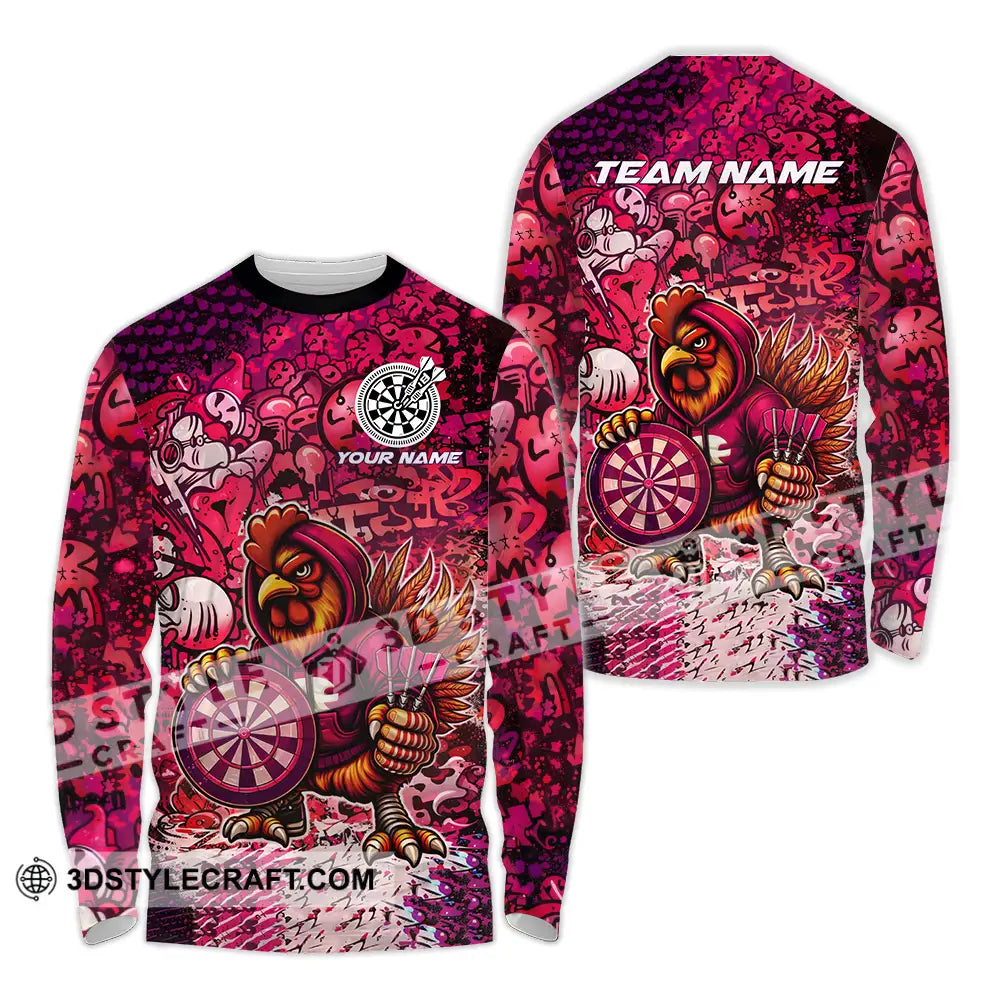 Unisex Shirt - Custom Darts 3D Shirt Long Sleeve Shirt / S T-shirt