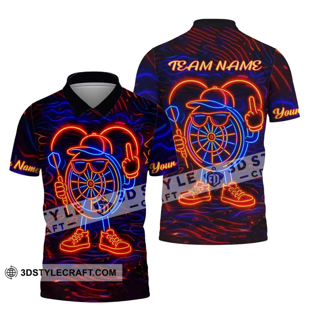 Unisex Shirt - Custom Darts 3D Shirt Polo Shirt / S T-shirt