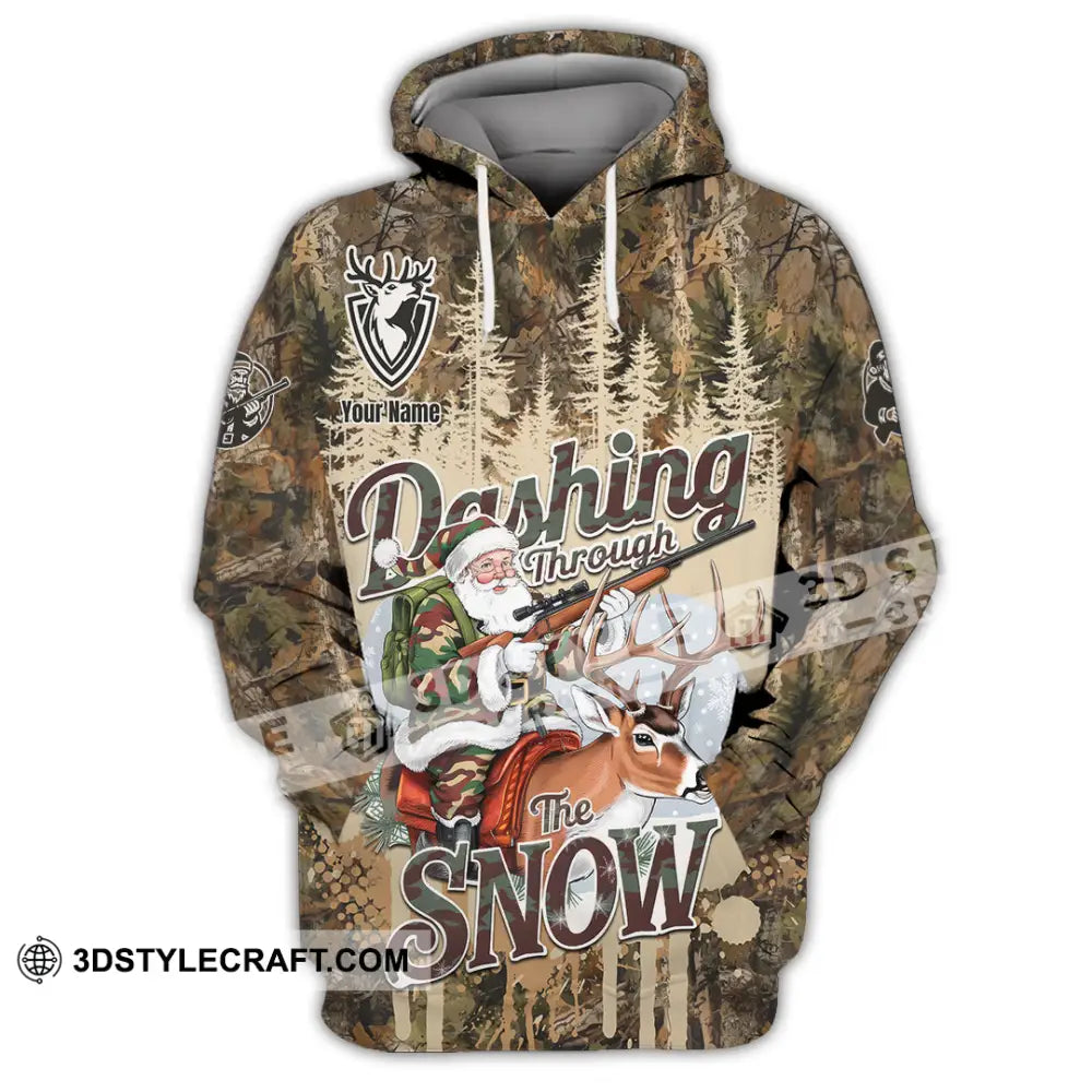 Unisex Shirt - Custom Dashing Through The Snow Shirt Hoodie / S T-shirt