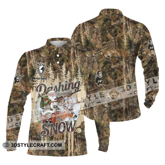 Unisex Shirt - Custom Dashing Through The Snow Shirt style option 4