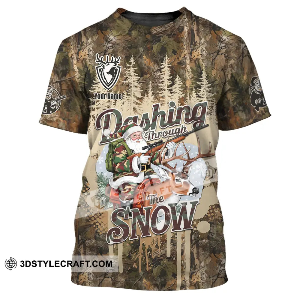 Unisex Shirt - Custom Dashing Through The Snow Shirt T-Shirt / S T-shirt