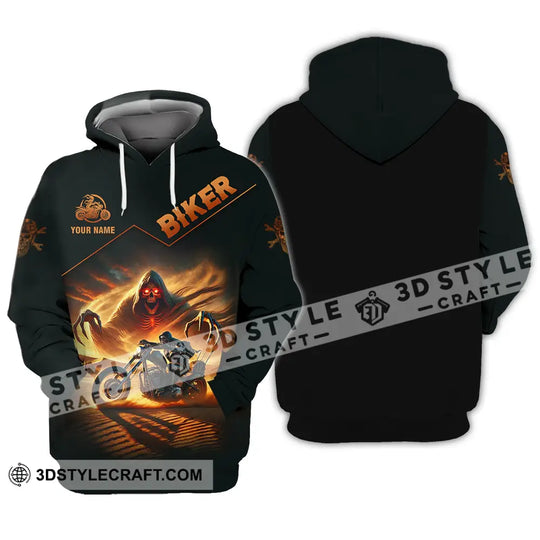 Unisex Shirt - Custom Death Biker, Cool Biker, Biker Shirt style option 4