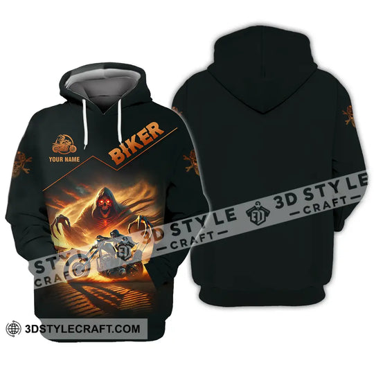 Unisex Shirt - Custom Death Biker, Cool Biker, Biker Shirt style option 2