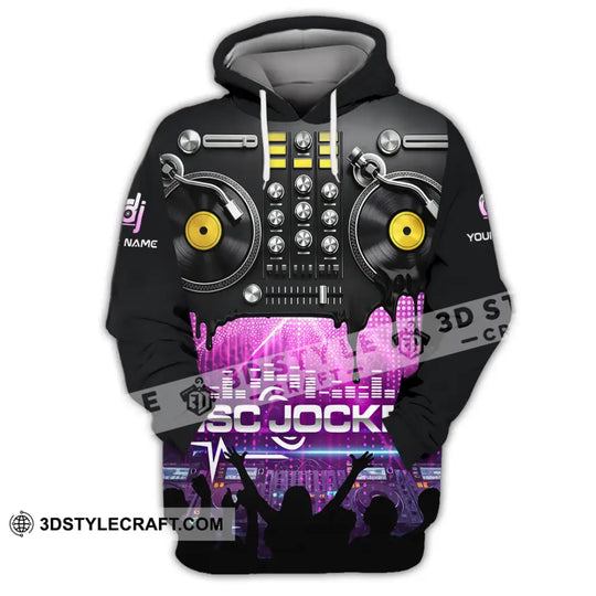Unisex Shirt - Custom Disc Jockey 3D Shirt style option 3