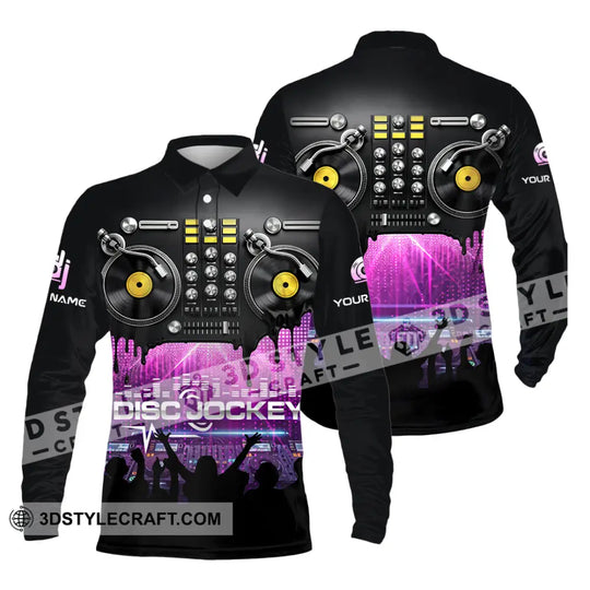 Unisex Shirt - Custom Disc Jockey 3D Shirt style option 4