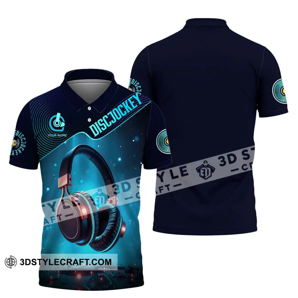 Unisex Shirt - Custom Disc Jockey 3D Shirt Polo Shirt / S T-shirt