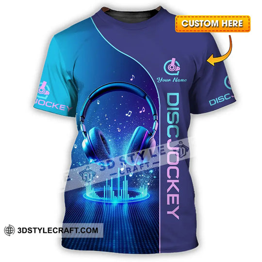 Unisex Shirt - Custom Disc Jockey 3D Shirt style option 1
