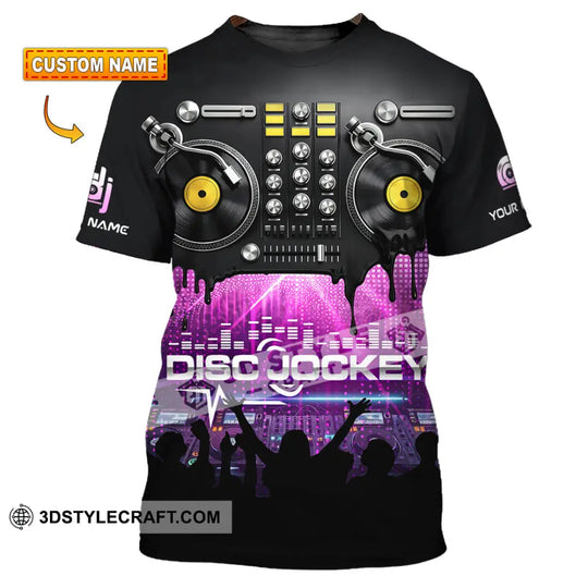 Unisex Shirt - Custom Disc Jockey 3D Shirt style option 1