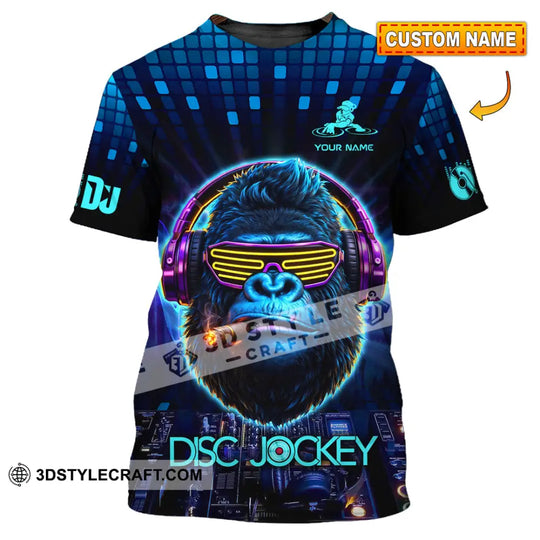 Unisex Shirt - Custom Disc Jockey 3D Shirt style option 1