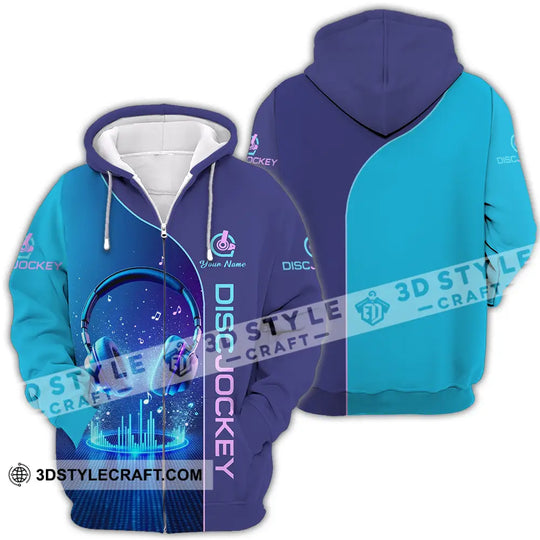 Unisex Shirt - Custom Disc Jockey 3D Shirt style option 4