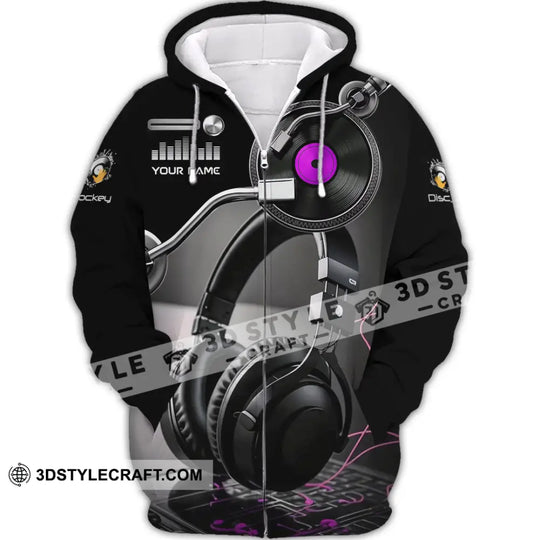 Unisex Shirt - Custom Disc Jockey 3D Shirt style option 2