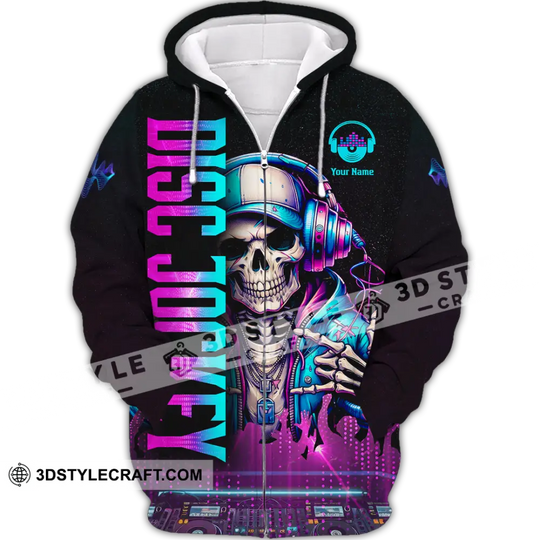 Unisex Shirt - Custom Disc Jockey 3D Shirt style option 3