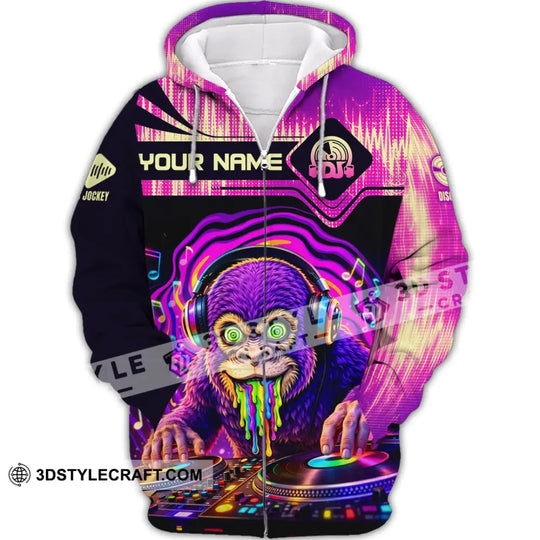 Unisex Shirt - Custom Disc Jockey 3D Shirt style option 3