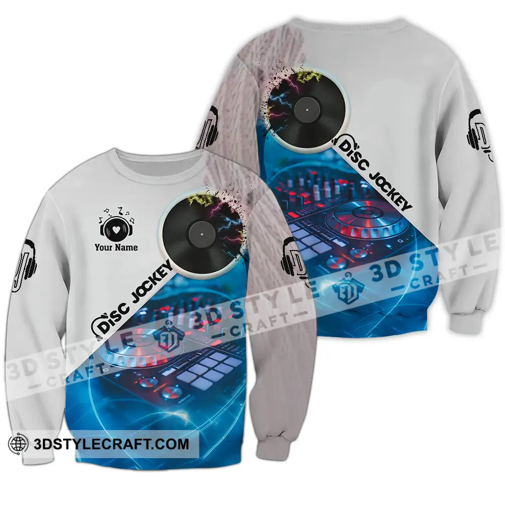 Unisex Shirt - Custom Disc Jockey Shirt Long Sleeve / S T-shirt