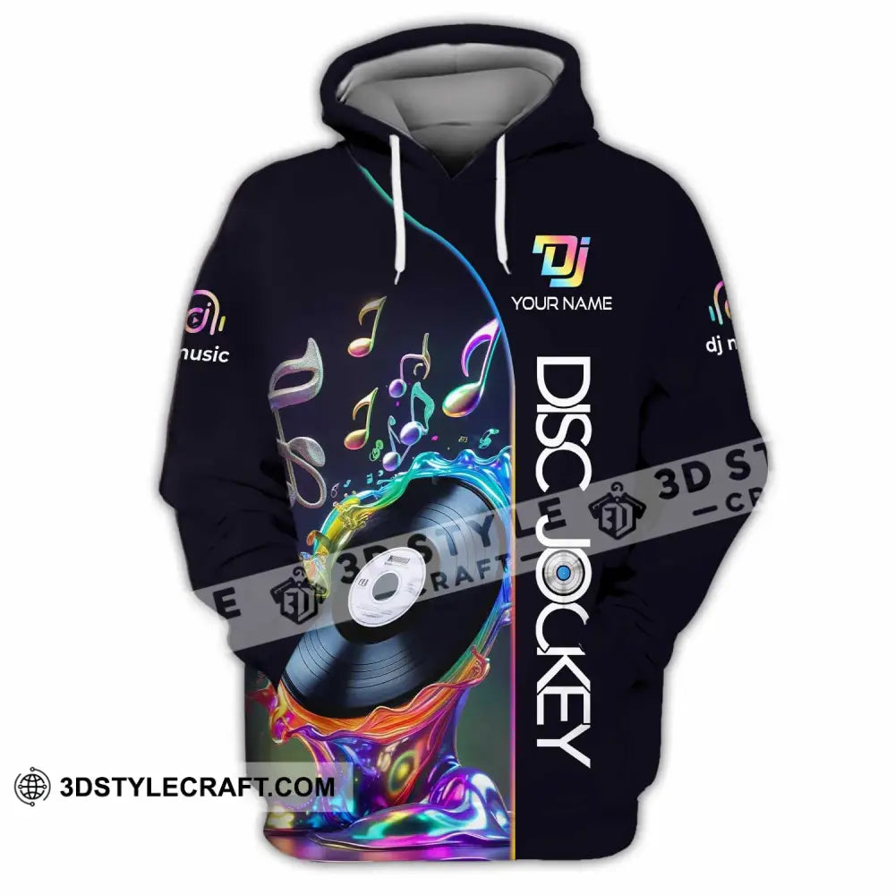 Unisex Shirt - Custom Disc Jockey Lover Shirt Hoodie / S T-shirt