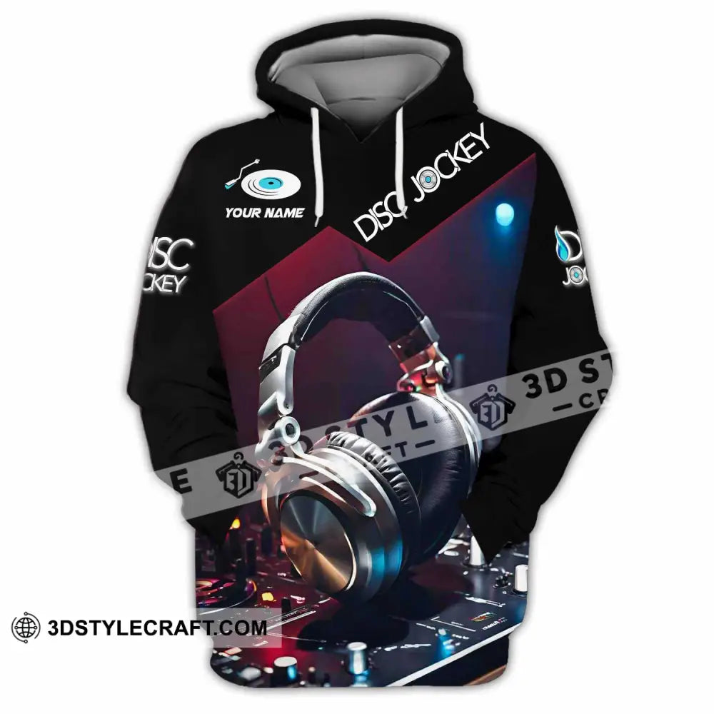 Unisex Shirt - Custom Disc Jockey Lover Shirt Hoodie / S T-shirt