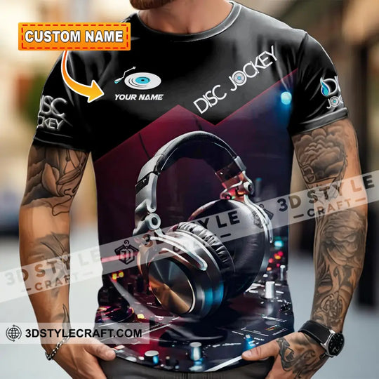 Unisex Shirt - Custom Disc Jockey Lover Shirt style option 1
