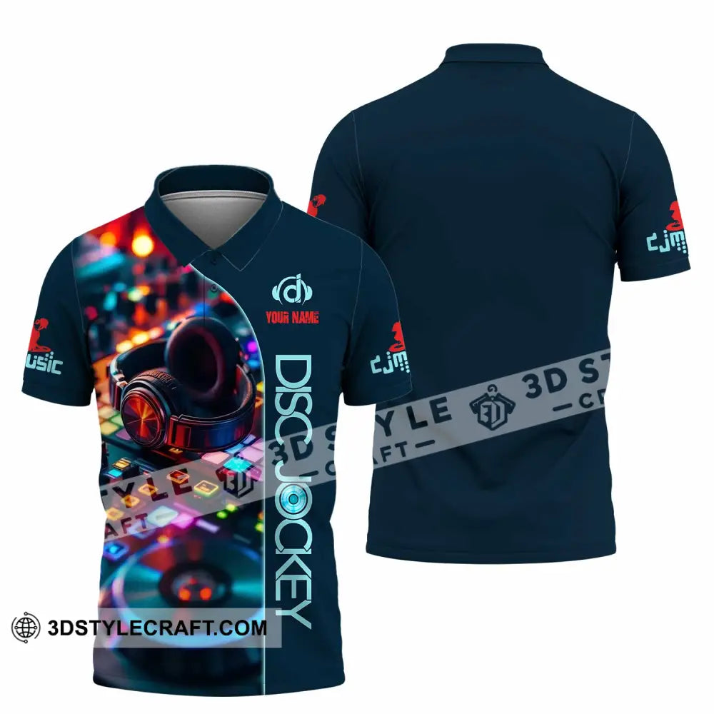 Unisex Shirt - Custom Dics Jockey Party Shirt Polo Shirt / S T-shirt