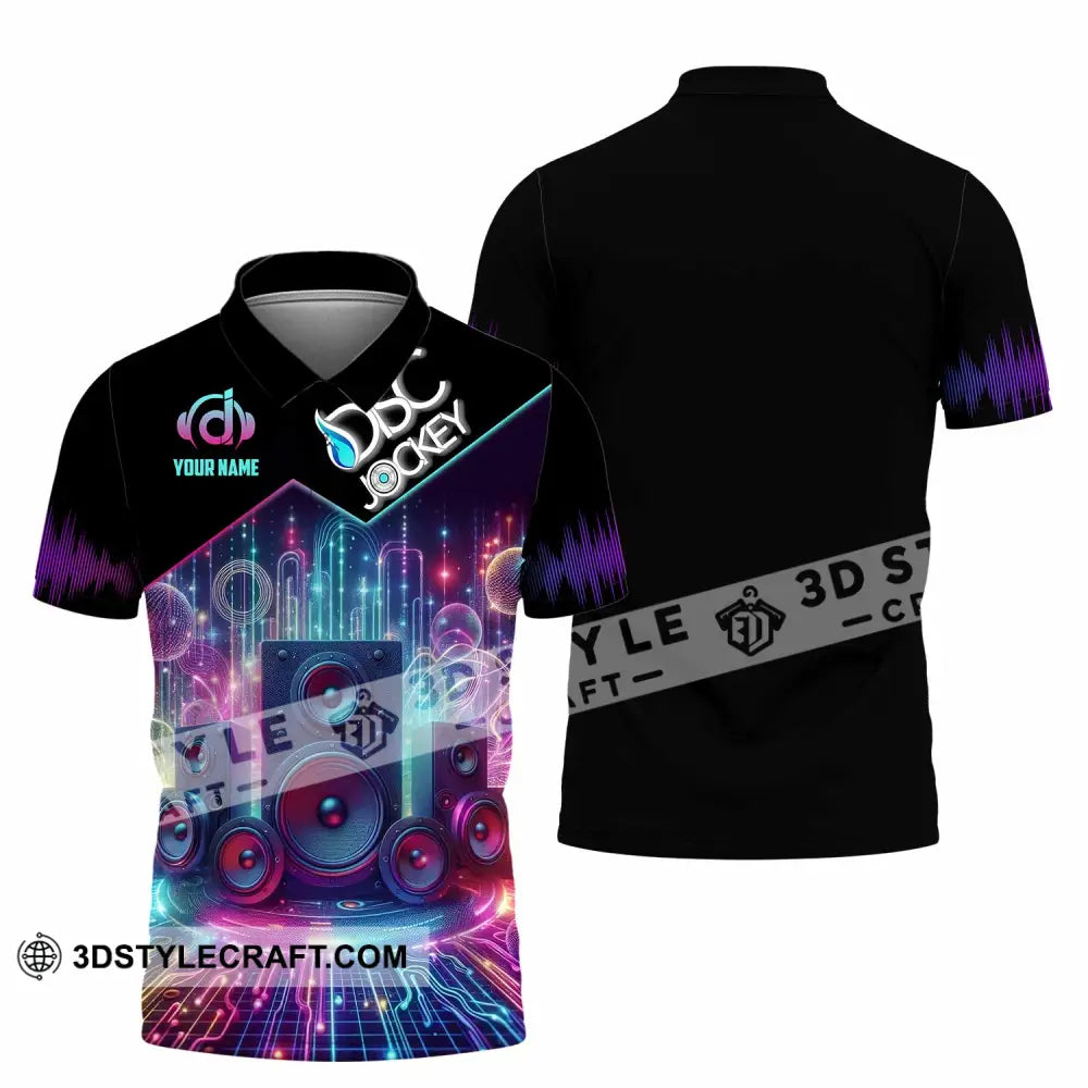Unisex Shirt - Custom Disc Jockey Shirt Polo Shirt / S T-shirt