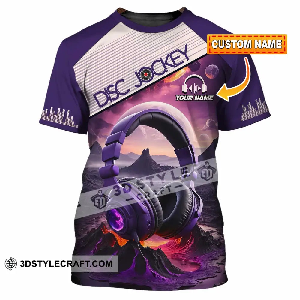 Unisex Shirt - Custom Disc Jockey Shirt T-Shirt / S T-shirt