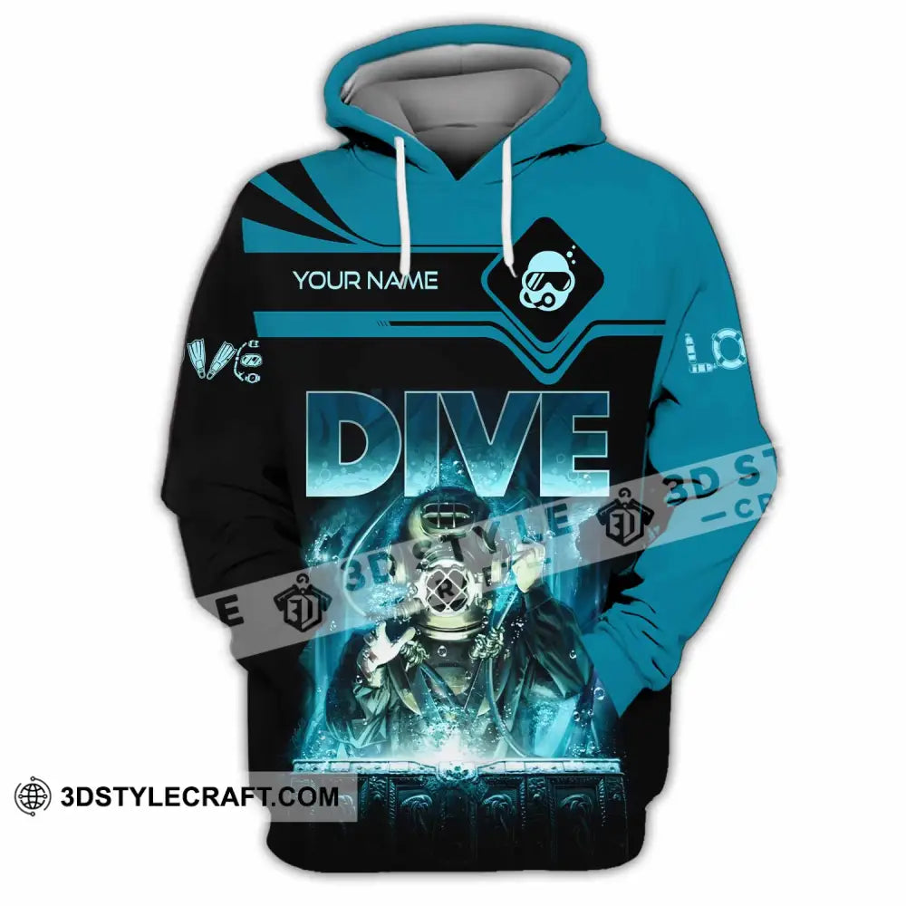 Unisex Shirt - Custom Dive Lover Sport Shirt Hoodie / S T-shirt