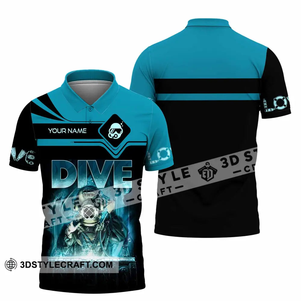 Unisex Shirt - Custom Dive Lover Sport Shirt Polo Shirt / S T-shirt