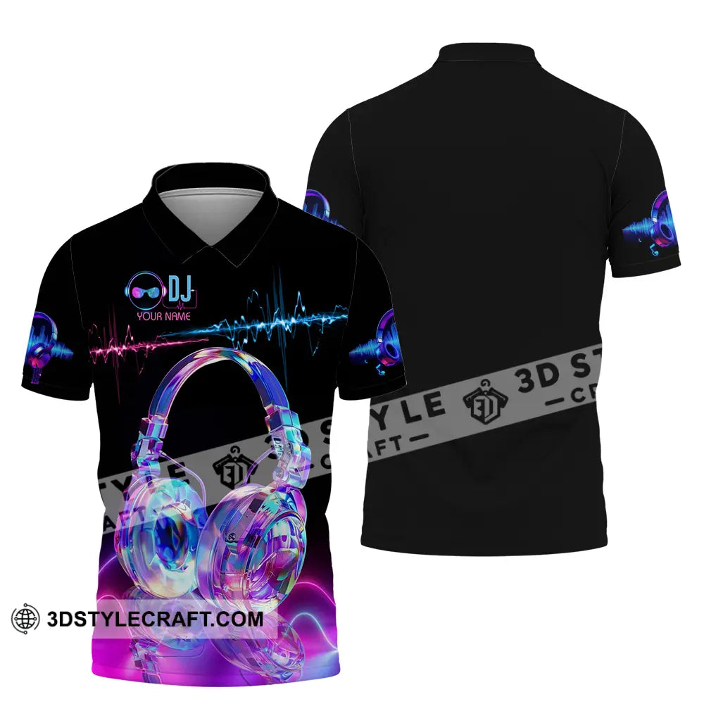 Unisex Shirt - Custom DJ 3D Shirt Polo Shirt / S T-shirt