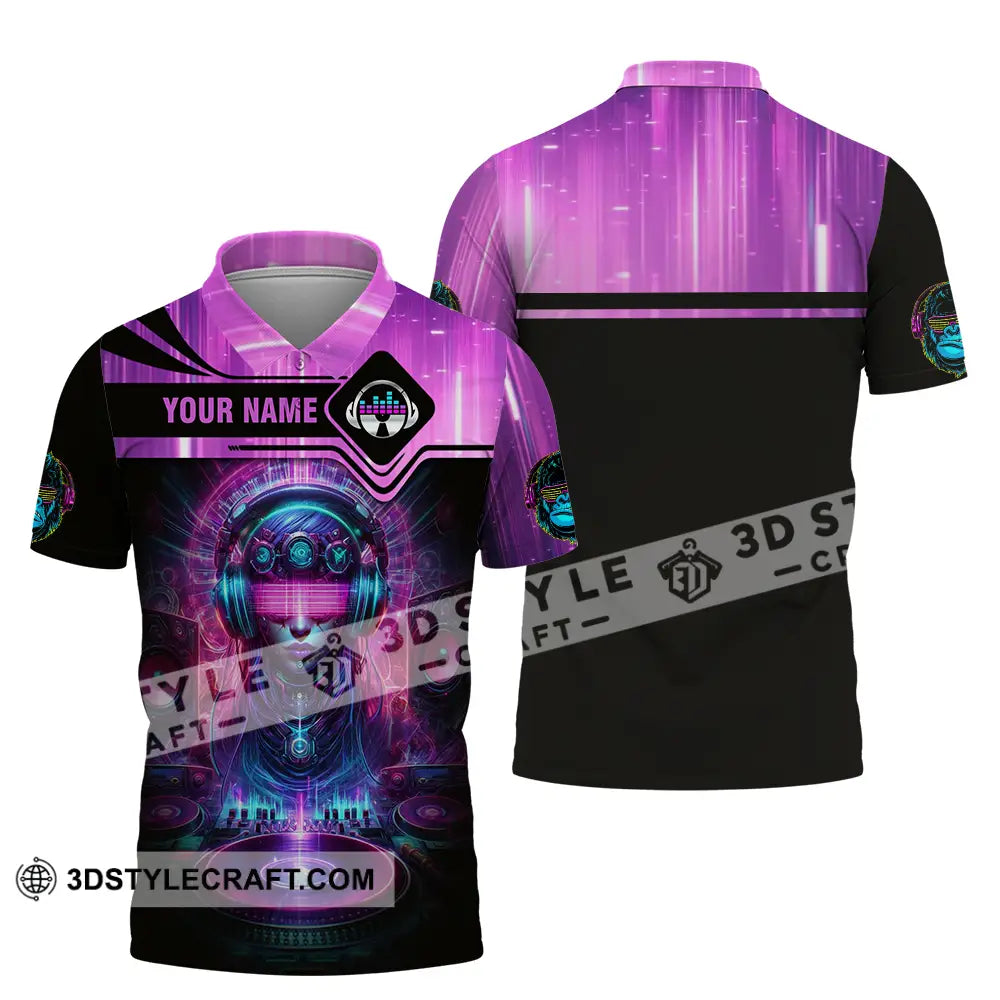 Unisex Shirt - Custom DJ 3D Shirt Polo Shirt / S T-shirt