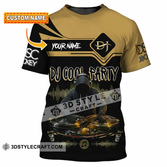 Unisex Shirt - Custom DJ Cool Party 3D Shirt style option 1