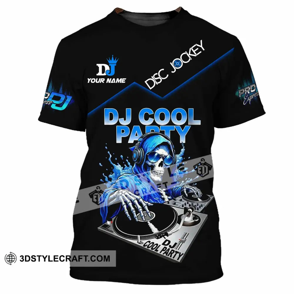 Unisex Shirt - Custom DJ Cool Party 3D Shirt T-Shirt / S T-shirt